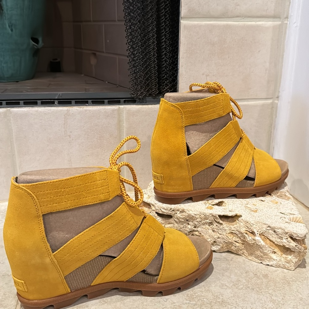 Sorel Joanie ll Lace Wedge New Condition In Box - Picture 12 of 16